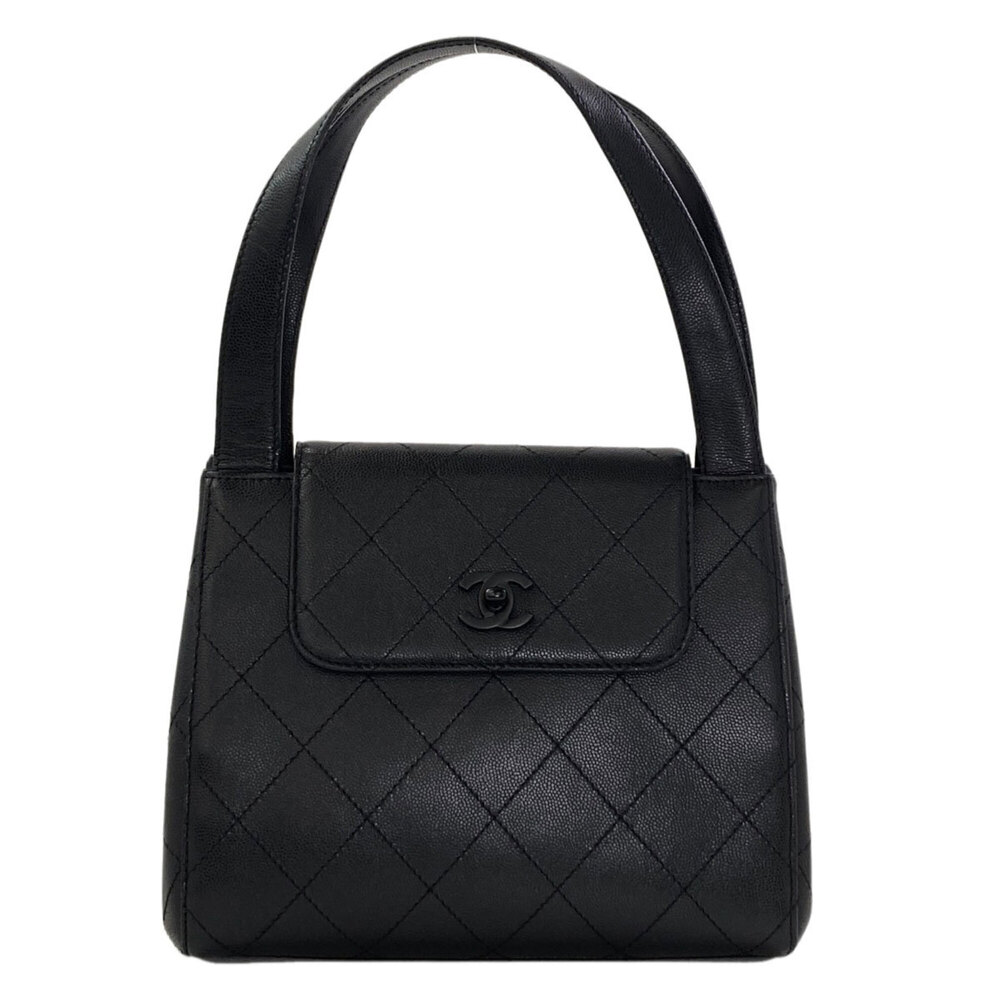 Chanel Coco Mark Matelassé Handbag, Grained Calfskin, Women's CHANEL